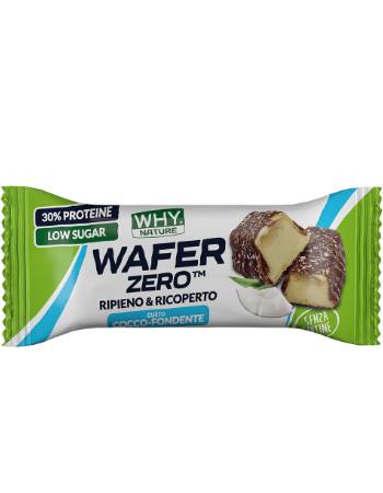 WHY NATURE WAFER ZERO DARK CHOCOLATE WITH COCONUT 35G