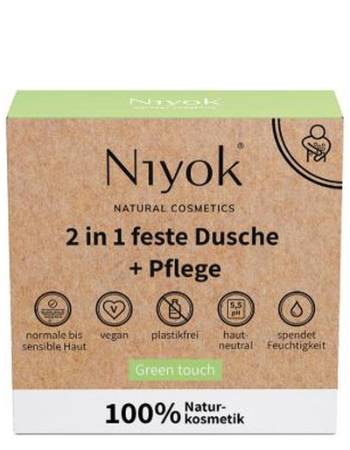 NIYOK SHOWER BAR 2 IN 1 GREEN 80G