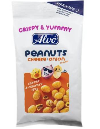 ALVO PEANUTS CHEESE & ONION 150G