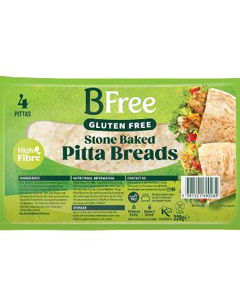 BFREE PITTA BREAD 220G