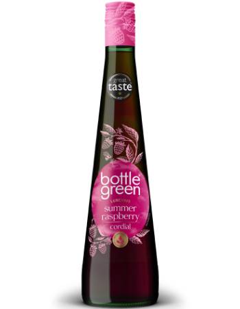 BOTTLE GREEN CORDIAL SUMMER RASPBERRY 500ML