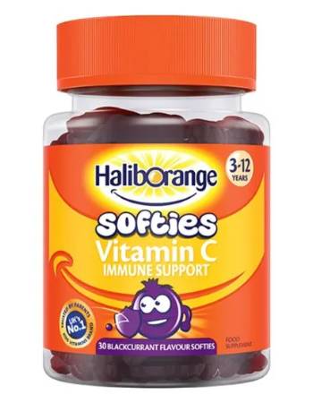 HALIBORANGE VITAMIN C 30 BLACKCURRANT FLAVOUR SOFTIES