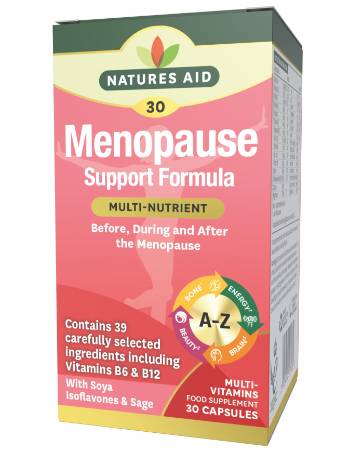 NATURES AID MENOPAUSE SUPPORT FORMULA | 30 CAPSULES