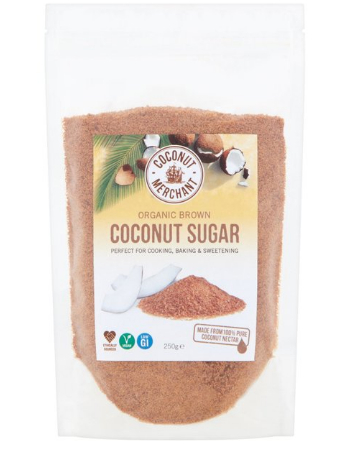 COCONUT MERCHANT ORGANIC COCONUT SUGAR 250G