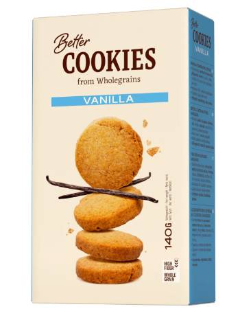 BETTER FOODS VANILLA COOKIES 140G