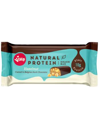 VIVEFOODS HAZELNUT PROTEIN BAR 49G