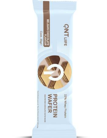 QNT PROTEIN WAFER CHOCOLATE COATED 35G