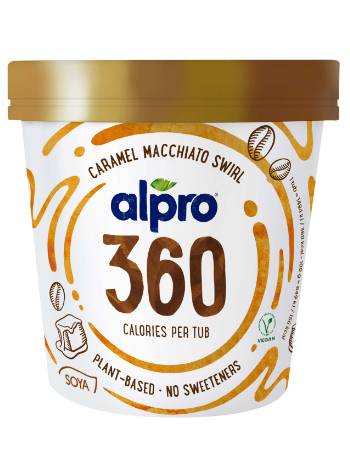 ALPRO 360 CARAMEL MACCHIATO ICE CREAM 450G