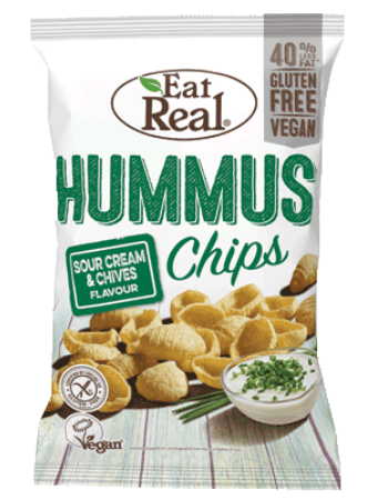 EAT REAL HUMMUS SOUR CREAM & CHIVES 45G