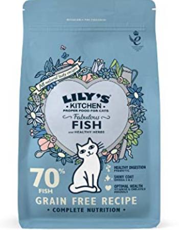LILY'S KITCHEN DRY FOOD FOR CATS - FISH 800G