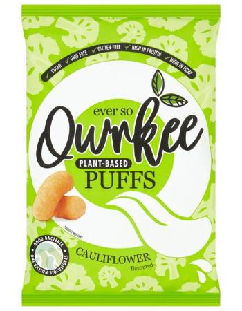 QWRKEE GUT FRIENDLY CAULIFLOWER PUFFS 80G