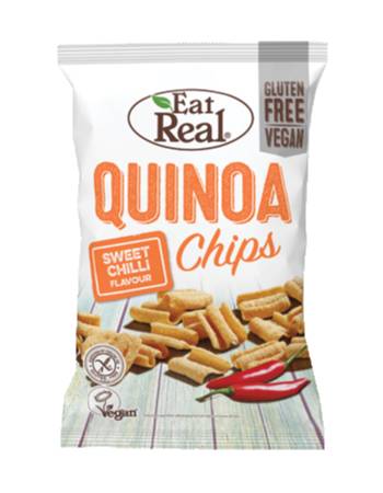 EAT REAL QUINOA CHIPS SWEET CHILLI 30G