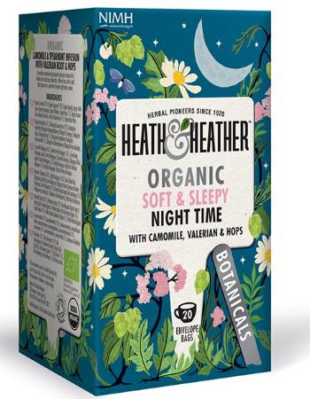 HEATH & HEATHER ORGANIC SOFT & SLEEPY NIGHT TIME (20 TEABAGS)