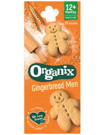 ORGANIX GINGERBREAD MEN BISCUIT 135G