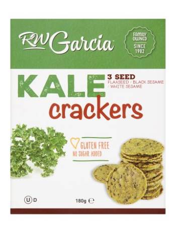 RW GARCIA 3 SEED KALE CRACKERS 180G