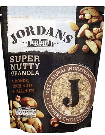 JORDAN'S GRANOLA SUPER NUTTY 550G