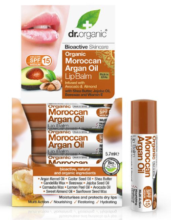 DR ORGANIC ARGAN OIL LIP BALM 5.7ML