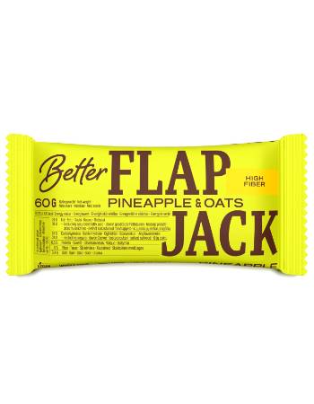 BETTER FOODS PINEAPPLE OATS FLAPJACK 60G