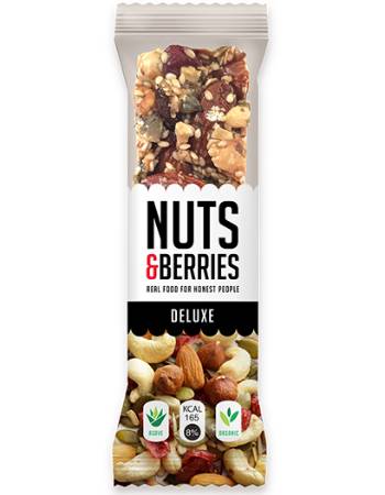 NUTS & BERRIES DELUXE BAR 40G