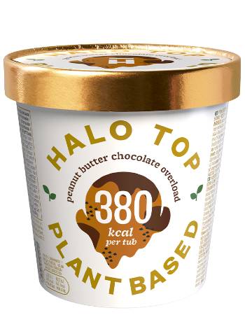 HALO TOP PLANT BASED PEANUT BUTTER CHOCOLATE 264G (380 CALORIES)