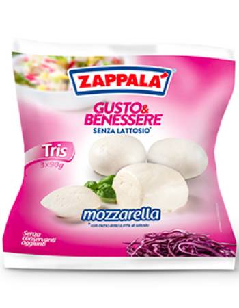 ZAPPALA TRIS MOZZARELLA 90G X 3