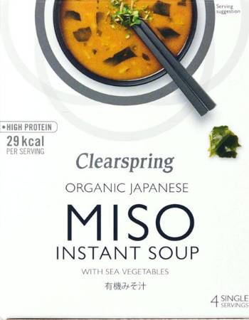 CLEARSPRING ORGANIC INSTANT MISO SOUP - WITH SEA VEGETABLES