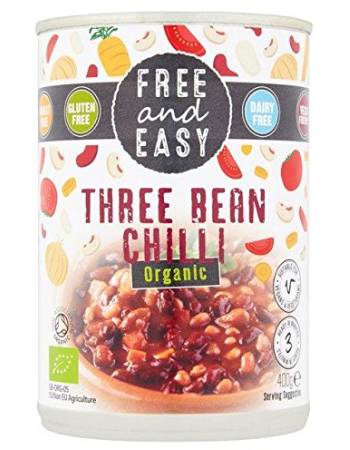 FREE & EASY THREE BEAN CHILLI 400G