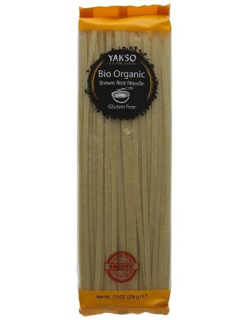 YAKSO ORGANIC BROWN RICE NOODLE 220G