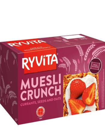 RYVITA MUESLI CRUNCH CRISPBREAD 200G