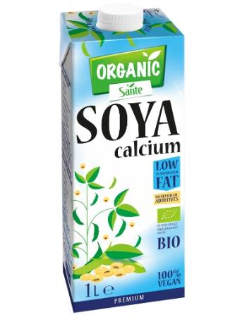 SANTE ORGANIC SOYA DRINK + CALCIUM 1L