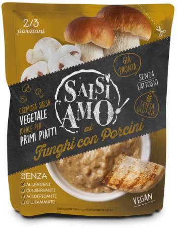 SALSIAMO VEGAN MUSHROOM SAUCE 140G