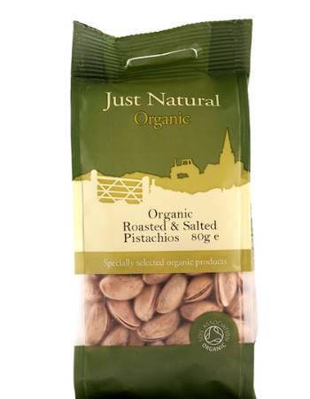 JUST NATURAL ROASTED SALTED PISTACHIO 100G