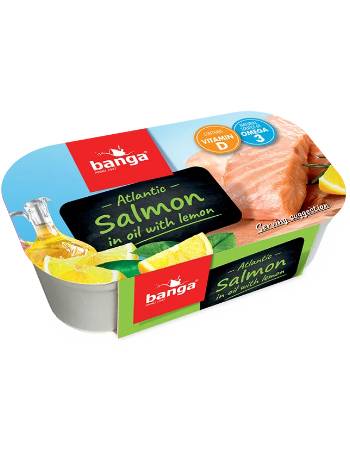 BANGA SALMON IN OIL WITH LEMON 120G