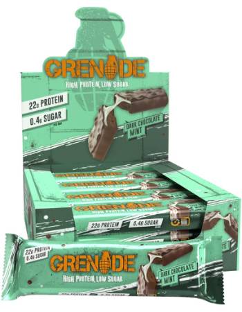 GRENADE CARB KILLA DARK CHOCOLATE MINT PROTEIN BAR 60G | BUY 12 AND SAVE