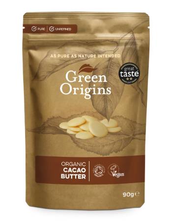 GREEN ORIGINS CACAO BUTTER 90G