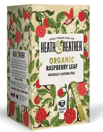 HEATH & HEATHER RASPBERRY LEAF TEA (20 TEABAGS)
