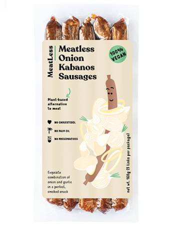 PLENTY REASONS MEATLESS ONION KABANOS SAUSAGE 160G