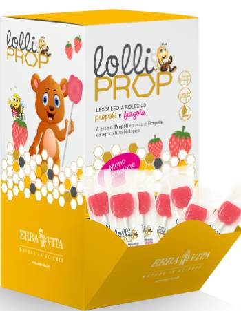 ERBA VITA LOLLI PROP (PROPOLIS & STRAWBERRY)  8.4G