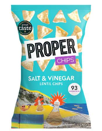 PROPERCORN CHIPS SALT & VINEGAR 85G