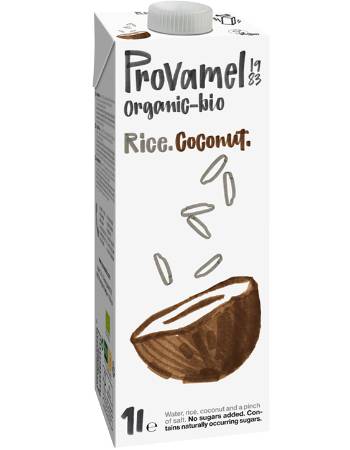 PROVAMEL RICE WITH COCONUT DRINK 1L