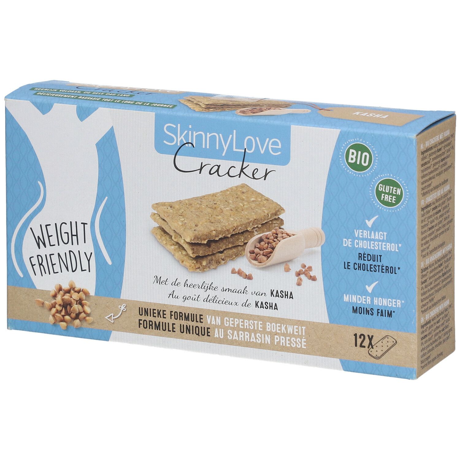 SKINNYLOVE CRACKER BUCKWHEAT 180G