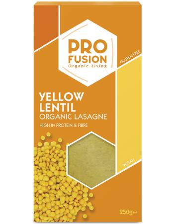 PRO FUSION YELLOW LENTIL LASAGNE 250G