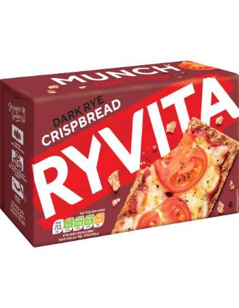 RYVITA DARK RYE CRUNCHY RYE BREADS 250G