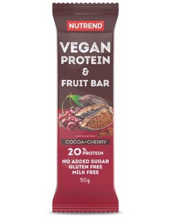 NUTREND VEGAN PROTEIN BAR  COCOA & CHERRY 50G