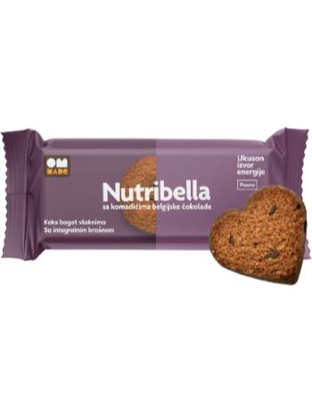 NUTRIBELLA BELGIAN CHOCOLATE BISCUIT 105G