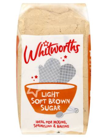 WHITWORTHS SOFT LIGHT BROWN SUGAR 500G