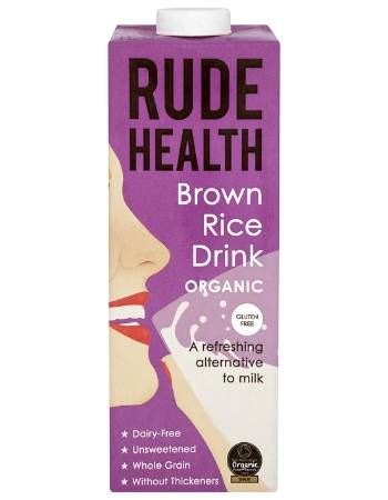 RUDE HEALTH ORGANIC BROWN RICE MILK 1L
