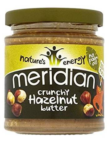 MERIDIAN CRUNCHY HAZELENUT BUTTER 170G