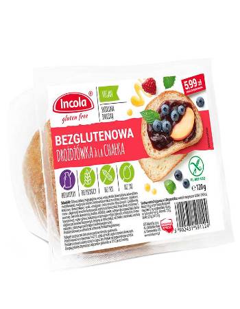 INCOLA BRIOCHE BREAD 120G