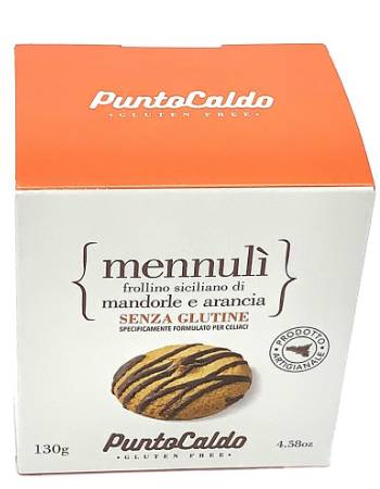 PUNTO CALDO MENNULI BISCUITS (ALMOND AND ORANGE) 130G